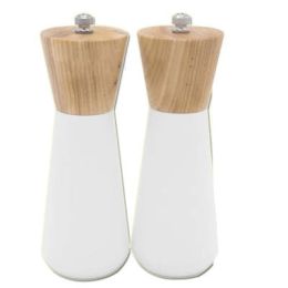 Wooden Pepper Mill New 6-inch Grinder Manual Rubber Wood