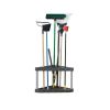 Corner Tool Tower, Garage Storage, Holds 30 Tools, Black