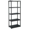 5-Tier Storage Shelving Freestanding Heavy Duty Rack in Small Space or Room Corner