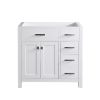 36 inch Bathroom Vanity Base Only; MDF Boards; in White