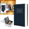 Dictionary Safe Secret Diversion Book Metal Box with Key Lock Enough Capacity