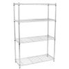 4-Layer Chrome Plated Iron Shelf 120*90*35 Silver YF