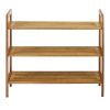 Oceanstar 3-Tier Bamboo Shoe Rack, Natural