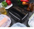 Lunch Box for Kids and Adults Bento Box Leakproof Lunch Containers with Removable Stainless-Steel Tray for School Work Outdoors Microwave Safe