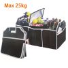 Car Trunk Cargo Storage Bag; Foldable Black Storage Box For Car And Trunk