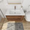 30" Wall Mounting Bathroom Vanity With Gel Sink (BVB005530BNO)