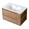 30' Wall Mounting Bathroom Vanity With Gel Sink(BVB05530IMO)