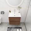 24" Bathroom Vanity With Gel Basin Top(G-BVB01924BNO)