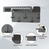 Key Hook Holder, Mail Manager And Kitchen Storage For Wall Decoration With 5 Key Hooks