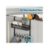 Door Hook Organizer, Towel Rack On Door, Umbrella On Door Hook,Hooks&Racks Black