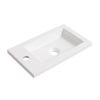 Wall Mounted Bathroom Vanity With Sink 17 Inch For Small Bathroom-BVC03216AWO