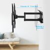 TV Wall Mount Swivel Tilt Full-Motion Articulating Wall Rack For 32in-55in TVs 99lbs Max Bearing