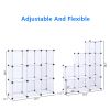 Cube Storage 9-Cube Closet Organizer Storage Shelves Cubes Organizer DIY Closet Cabinet white RT