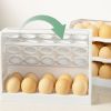 Kitchen Egg Holder Refrigerator Egg Stand Shelf Fresh Storage Box Eggs Display Rack Eggs Storage Container Fridge Organizer