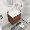 24" Bathroom Vanity With Gel Basin Top(G-BVB01924BNO)