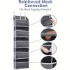 1pc Over Door Organizer With 5 Large Pockets; 10 Mesh Side Pockets; Hanging Storage Organizer With For Kids Toys; Shoes; Diapers