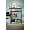 Dark Bronze 4-Tier Wire Shelving Unit (36"W x 54"H x 14"D)