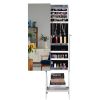 Full Mirror Simple Jewelry Storage Mirror Cabinet