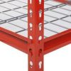 Red 5-Tier Heavy Duty Steel Garage Storage Shelving Unit (48"W x 78"H x 24"D)