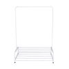 Clothing Garment Rack with Shelves, Metal Cloth Hanger Rack Stand Clothes Drying Rack for Hanging Clothes RT