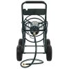 Garden Hose Trolley with 1/2" Hose Connector 246.1' Steel