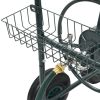 Garden Hose Trolley with 1/2" Hose Connector 246.1' Steel