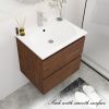 24" Bathroom Vanity With Gel Basin Top(G-BVB01924BNO)