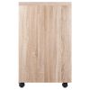 Kenner Storage Cabinet; 1-Drawer; Reclaimed Wood and White