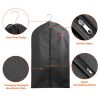 5Pcs 39" Garment Bags Hanging Suit Bags Covers Breathable with Full Zipper Transparent Window