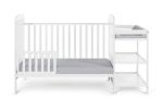 Ramsey 3-in-1 Convertible Crib and Changer Combo White