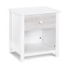 Connelly Nightstand White/Rockport Gray