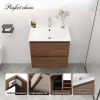 24" Bathroom Vanity With Gel Basin Top(G-BVB01924BNO)