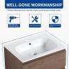 24" Bathroom Vanity With Gel Basin Top(G-BVB01924BNO)