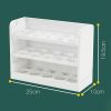 Kitchen Egg Holder Refrigerator Egg Stand Shelf Fresh Storage Box Eggs Display Rack Eggs Storage Container Fridge Organizer