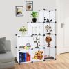 Cube Storage 9-Cube Closet Organizer Storage Shelves Cubes Organizer DIY Closet Cabinet white RT