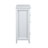 36 inch Accent Cabinet; Multipurpose Cabinet with 2 Open Doors ; white