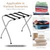 Foldable Luggage Rack with Nylon Belts for Home