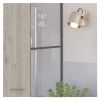 Sines Medicine Cabinet; Four Internal Shelves; Double Door -Light Gray