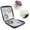 400 Discs CD Case CD DVD Storage Binder Sleeves Bag Portable Media Disk Wallet