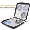 400 Discs CD Case CD DVD Storage Binder Sleeves Bag Portable Media Disk Wallet