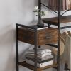 Independent wardrobe manager; clothes rack; multiple storage racksLarge Heavy Duty Clothing Storage Shelving Unit for Bedroom Laundry Room; Brown