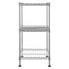 3-Tier Steel Wire Shelving Tower