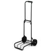 Folding Luggage Cart, Black, 39" x 13" (15" Platform), 3lbs Empty, 75lbs Capacity