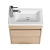 Wall Mounted Bathroom Vanity With Sink 17 Inch For Small Bathroom-BVC03216AWO