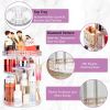 Makeup Organizer, 360 Degree Rotating Adjustable Cosmetic Organizer Makeup Storage