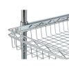 Chrome Plated Rolling 5-Tier Wire Shelving Unit (18"W x 57"H x 18"D)