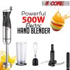 5Core 400W Immersion Hand Blender Multifunctional Electric 9 speed 2 accessories HB 1516