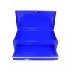 Detachable 4 Drawer Tool Chest with Bottom Cabinet and one Adjustable Shelf--Blue