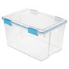 54Qt Gasket Box Plastic Blue Aquarium Set of 4 BPA-free Phthalate-free