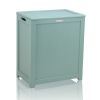 Oceanstar Storage Laundry Hamper, Turquoise